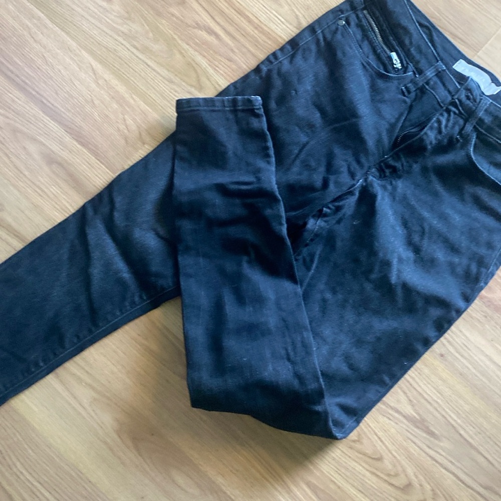 Athleta faded black skinny jeans